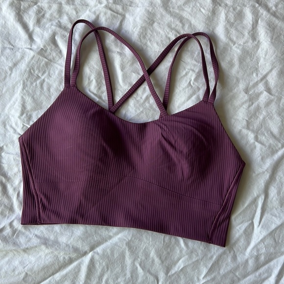 lululemon athletica Other - Lululemon “like a cloud” rubbed long line bra B/C cup